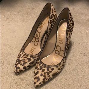 Sam Edelman - Stillson Leopard Calf-Hair Pumps